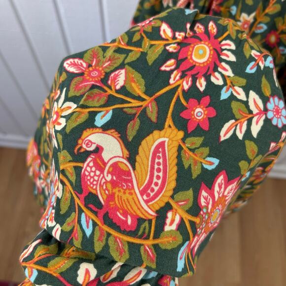 Natural Life Women Maxi Dress Boho Hippie Forest Fairy Whimsical Green Size XS - Picture 4 of 9